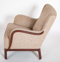 Frits Henningsen Mahogany Chair in BDDW fabric