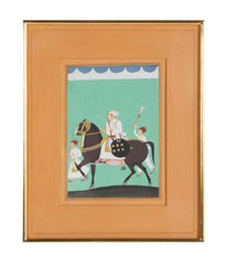 Jodhpur School Portrait of an Indian Prince with Two Attendants