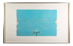 "Soft is the Sound of the Ocean" ( Lynton G38 ) Color Etching & Aquatint by Victor Pasmore