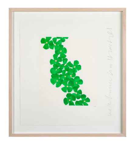 "Wallflowers" Serigraph of Flowers by Donald Sultan