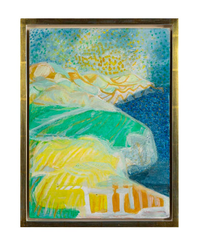 "Purbeck" Oil on Board by British Artist Eileen Guthrie