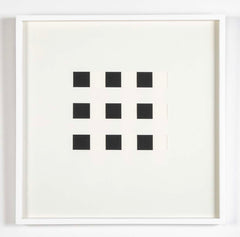 "Book AC" 12 Framed Hand Cut Slotted Sheets on Paper by Dietor Roth