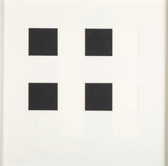 "Book AC" 12 Framed Hand Cut Slotted Sheets on Paper by Dietor Roth