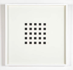 "Book AC" 12 Framed Hand Cut Slotted Sheets on Paper by Dietor Roth