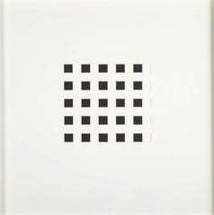 "Book AC" 12 Framed Hand Cut Slotted Sheets on Paper by Dietor Roth