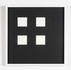"Book AC" 12 Framed Hand Cut Slotted Sheets on Paper by Dietor Roth