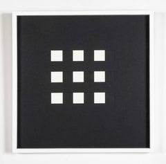 "Book AC" 12 Framed Hand Cut Slotted Sheets on Paper by Dietor Roth