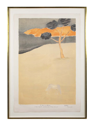 "Cheval a Cap Toi" Lithograph by Bernard Cathelin