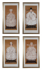 Set of Four Framed 19th Century Ancestor Prints