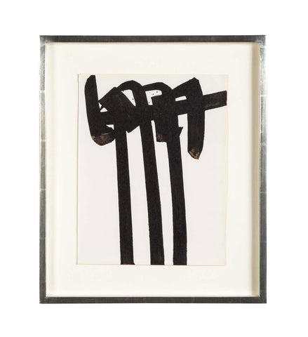 Pierre Soulages Original Lithograph Published for The Art Review "XXe Siecle" Magazine