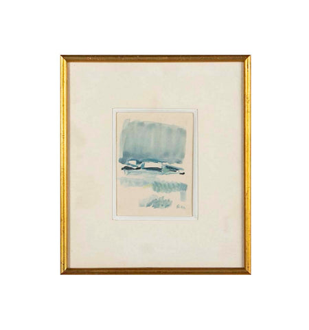 Two Aquarelle & Gouache Landscapes by Roger Muhl