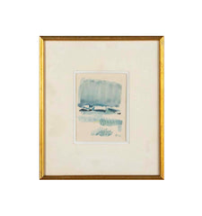 Two Aquarelle & Gouache Landscapes by Roger Muhl