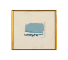 Two Aquarelle & Gouache Landscapes by Roger Muhl
