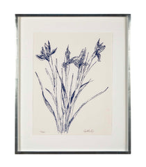 "Iris" Lithograph in Colors by Bernard Cathelin