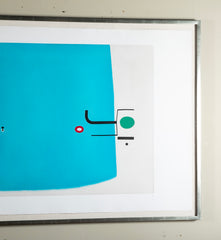 An Etching and Aquatint by Victor Pasmore Titled "The Space Within"