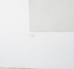 An Etching and Aquatint by Victor Pasmore Titled "The Space Within"