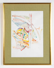 A Watercolor on Paper by Emmett Edwards