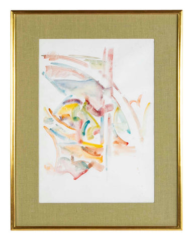 A Watercolor on Paper by Emmett Edwards