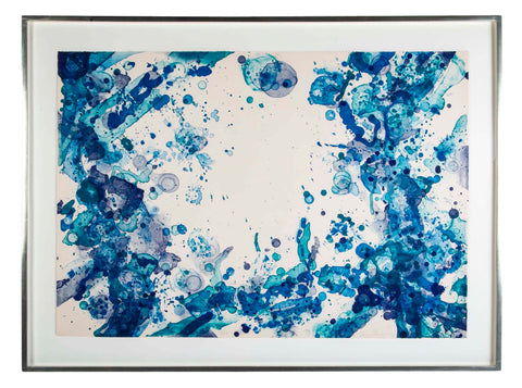 "White Bone" (SF119) Lithograph in Colors by Sam Francis
