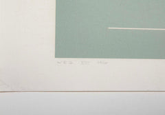 "White Embossing on Gray VI", by Josef Albers