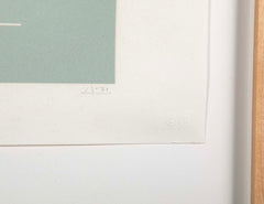 "White Embossing on Gray VI", by Josef Albers