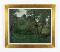 "Farm Scene" Oil on Canvas by American Artist Julian Alden Weir