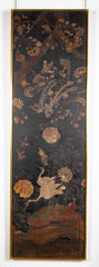 Set of 4 Chinese Late 18th/Early 19th Century Framed Silk Painted Panels