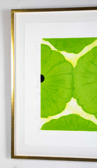 "Six Greens" Screenprint on Paper by Donald Sultan