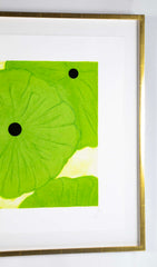 "Six Greens" Screenprint on Paper by Donald Sultan