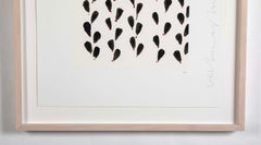 "Wallflowers" Serigraph of Flowers by Donald Sultan