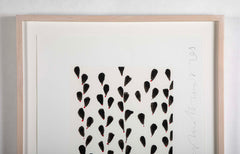 "Wallflowers" Serigraph of Flowers by Donald Sultan
