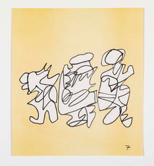 9 Lithographs by Jean Dubuffet from "Conjectures 1983"   -  Priced Individually