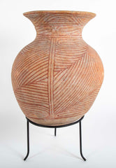 Thai "Ban Chiang" Pottery Vessel On Stand