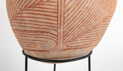 Thai "Ban Chiang" Pottery Vessel On Stand