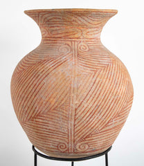 Thai "Ban Chiang" Pottery Vessel On Stand