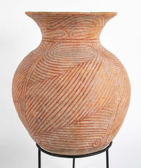 Thai "Ban Chiang" Pottery Vessel On Stand