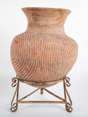 Thai "Ban Chiang" Pottery Vessel on Stand