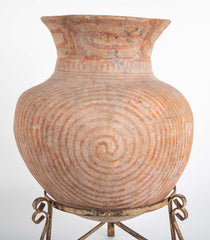 Thai "Ban Chiang" Pottery Vessel on Stand