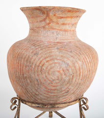 Thai "Ban Chiang" Pottery Vessel on Stand