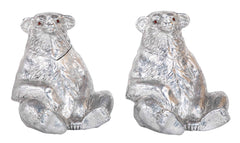 Arthur Court Seated Polar Bear Aluminum Wine Cooler - Two Available