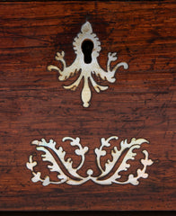 A Regency Sarcophagus Mahogany & Mother-of-Pearl Inlaid Box