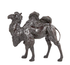 Japanese Meiji Period Bronze Bactrian Camel by Genryusai Seiya