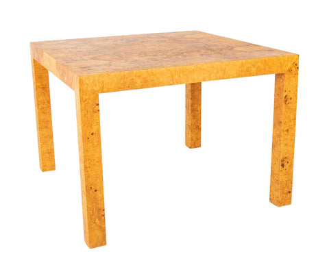 Milo Baughman for Thayer Coggin Maple Burl Veneer Dining Table
