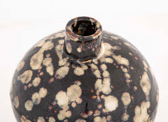 Jizhou Tortoiseshell Glazed Meiping Form Vase