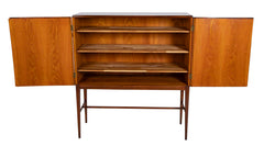 Frode Holm for Illums Bolighus Two-Door Teak Cabinet on Tapered Legs
