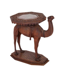 Camel Table Made From Caramel Oak And Indigenous Hardwood