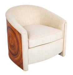 Mid-Century Pencil Rattan Club Chair in Style of Gabriella Crespi