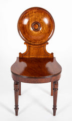 Early 19th Century English Mahogany Hall Chair