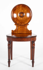 Early 19th Century English Mahogany Hall Chair