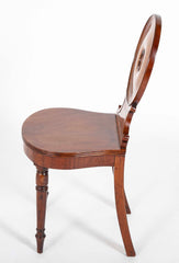 Early 19th Century English Mahogany Hall Chair